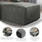 Flash Furniture Bridgetown Luxury Modular Sectional Sofa, Ottoman Seat, Dark Gray IS-IT2231-OT-DKGRY-GG - alternate 2